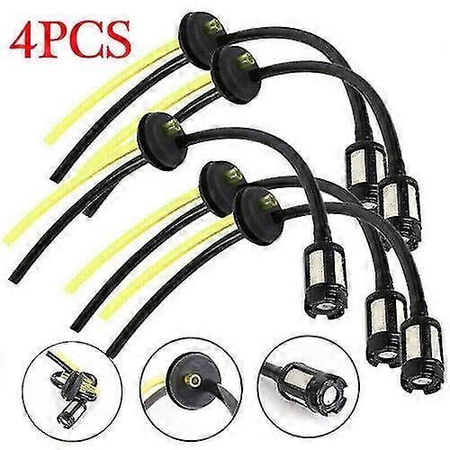 Tuyau De Tuyau De Carburant De Dbroussailleuse  Essence 4pcs Avec L'ensemble De Filtre De Rservoir Et L'?illet