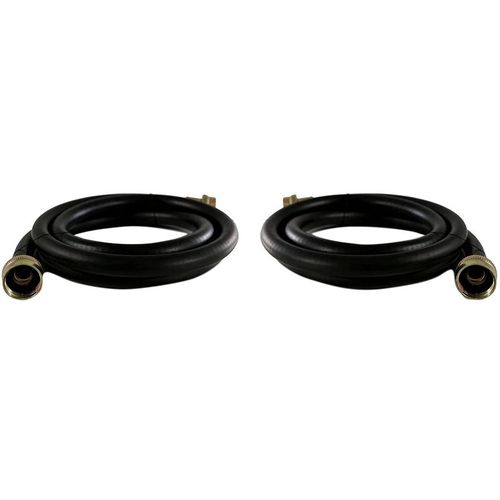 Tuyau De Vidange En Caoutchouc Pour Machine  Laver, Tuyau D'Alimentation En Eau Chaude Et Froide, 2 Pices 9109-May14A11209