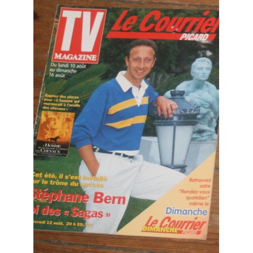 Tv Le Courrier Picard Stephane Bern 1p/ Barbara 1/2p/ Dany Boon 1/2p/ Articles Photos Michel Leeb, Pamela Anderson , Cenrine Dominguez, Daniel Ceccaldi, Lio, Robert Conrad , All Saints 16652