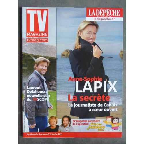 Tv Magazine, Anne-Sophie Lapix Et Laurent Delahousse Cover, Thierry Lhermitte, Mareva Galanter... 