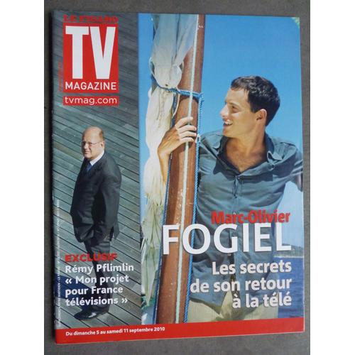 Tv Magazine, Marc-Olivier Fogiel Cover, Thierry Roland, Mad Men, Amlie Mauresmo...