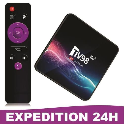 TV98 Android TV Box Android 12 TV Box H616 Quad-Core 2 G + 16 G - 2.4G&5G
