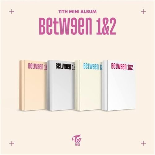 Twice - Between 1&2 11Th Mini Album + Poster Pr-Order Benefit+Folded (Cryptography Ver.), Jypk1452, 153 X 215 X 20,5 Mm