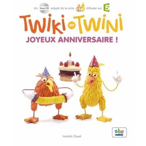 Twiki Et Twini - Joyeux Anniversaire ! (1cd Audio)   de Isabelle Duval  Format Album 