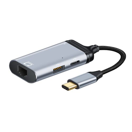 Type C  rj45 - Cble USB type-c vers HDMI 4K 60Hz, adaptateur Mini DP, VAG, RJ45, charge rapide, Compatible avec MacBook Pro et Huawei