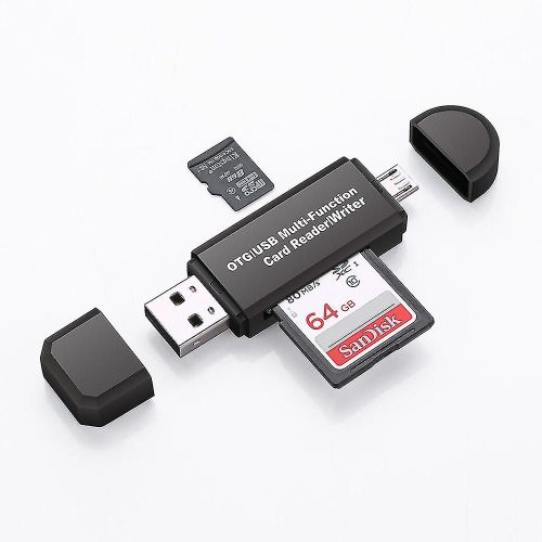Type-c Micro Usb Trois-en-un Otg Lecteur de carte multifonction