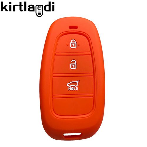 Type D rouge - Couvercle De Cl De Voiture Pour Hyundai Solaris 2021 Tucson 2022 Nexo Santa Fe Atos Prime, tui De Tlcommande  3/4/5 Boutons