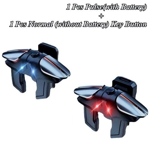 Type Js61 2 - Alliage S-03 + Abs Gamepad Game Cooler Pour Pubg L1 R1 Fire Shooting Gaming Joystick Trigger Button Pour Ios Android Games Accessrespiration