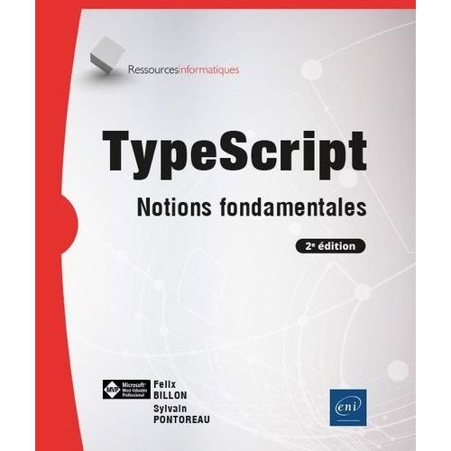 Typescript - Notions Fondamentales   de Billon Flix  Format Beau livre 