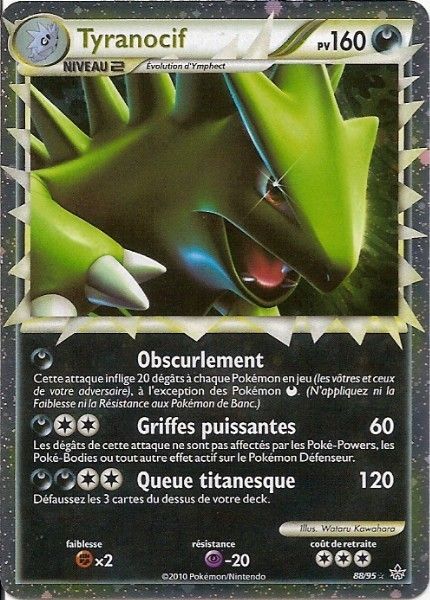 Tyranocif Prime Niv 2 Heartgold Soulsilver Dechainement 160 Pv 95 Rakuten