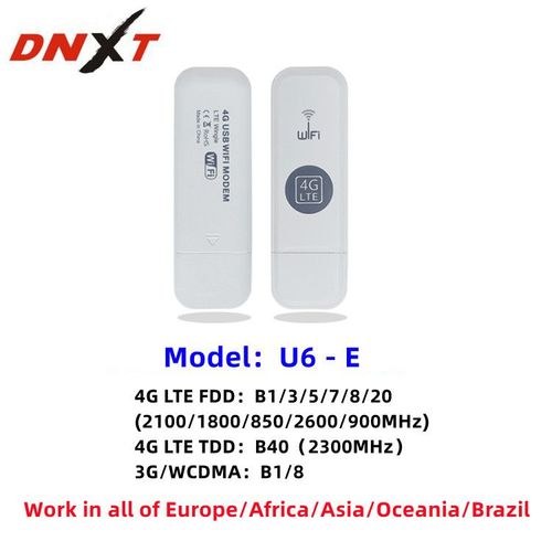 U6-e - Cl Modem Usb Sans Fil 4g Lte 150mbps, Carte Sim, Routeur Mobile  Large Bande, Adaptateur Rseau Wifi Dverrouill