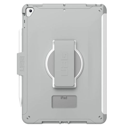 Uag Coque Tablette Scout Healthcare Avec Strap Ipad 9 (2021) 10.2 Pouces / Ipad 8 (2020) 10.2 Pouces / Ipad 7 (2019) 10.2 Pouces Blanc / Grise
