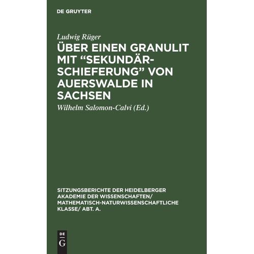 ber Einen Granulit Mit 