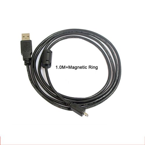 UC-E6 Numrique Camra USB Cble de Donnes Mini 8 Broches pour Nikon CoolPix Fuji Panasonic Olympus Sony 1M 1.5M - Type 1M