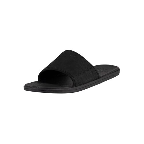 Ugg Claquettes Bord De Mer En Cuir, Noir - 44