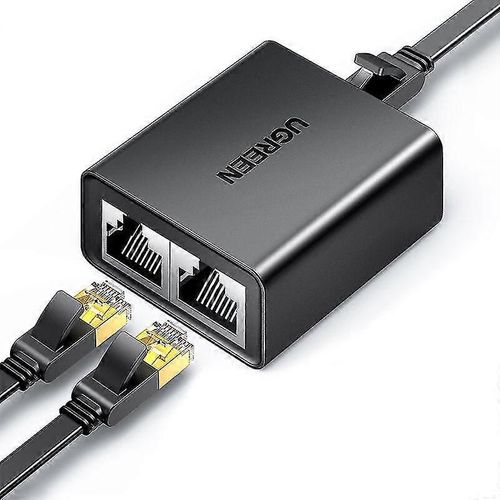 Ugreen Cm210 1  2 Rj45 Rpartiteur Ethernet Adaptateur Rseau Internet Rseau Rallonge Rj45 Connecteur Coupleur Pour Pc Tv Box Routeur