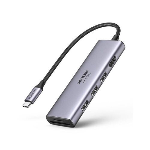 Ugreen Cm511 5-in-1 Adapter Usb-c Hub To 3x Usb3.0 + Hdmi + Tf / Sd (