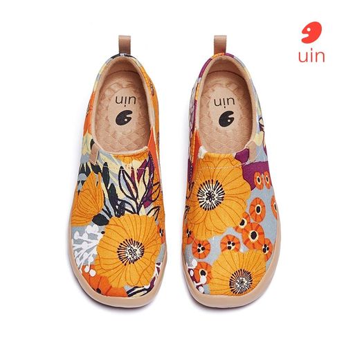 Uin-Mocassins Lgers Peints Pour Femme,Chaussures Dcontractes Confortables,Baskets De Marche En Toile,Mode