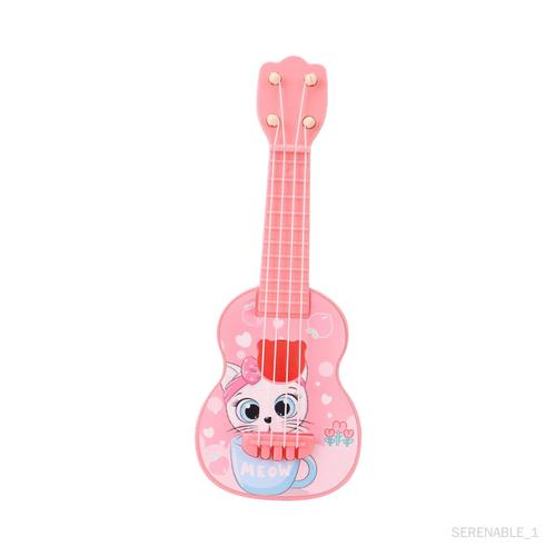 Ukull Guitare Jouet Mini Enfants Guitare Jouet Musical Pour Dbutant Rose