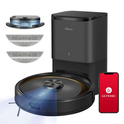 Ultenic T10 Elite - Robot Aspirateur / Laveur Compact avec Station de vidage de la poussire