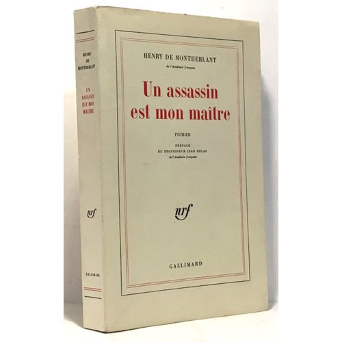 Un Assassin Est Mon Matre    Format Broch 