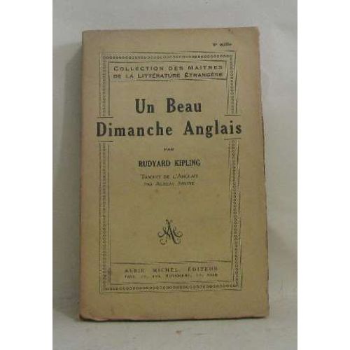 Un Beau Dimanche Anglais   de rudyard kipling