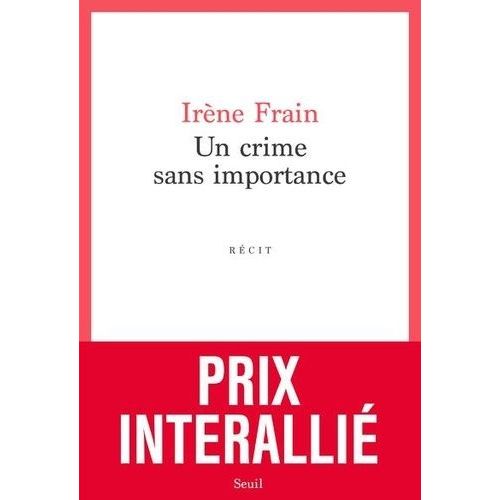 Un Crime Sans Importance    Format Grand Format 
