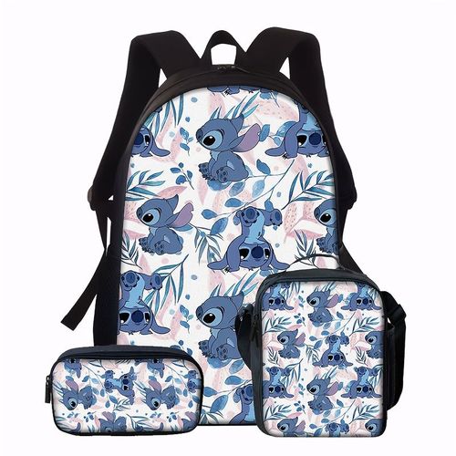 Un Ensemble De Trois Sacs De Voyage Sur Le Thme De Mickey, Comprenant Un Sac  Bagages Et Un Sac  Dos, Avec Des Imprimes Elegants. Le Choix Ideal Pour Les Voyages, Halloween Et N