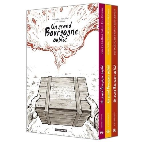 Un Grand Bourgogne Oubli - Coffret En 3 Volumes - Tome 1, Un Grand Bourgogne Oubli - Tome 2, Quand Viennent Les Cicadelles - Tome 3, Douze Bouteilles  La Mer   de Guillot Manu  Format Album 