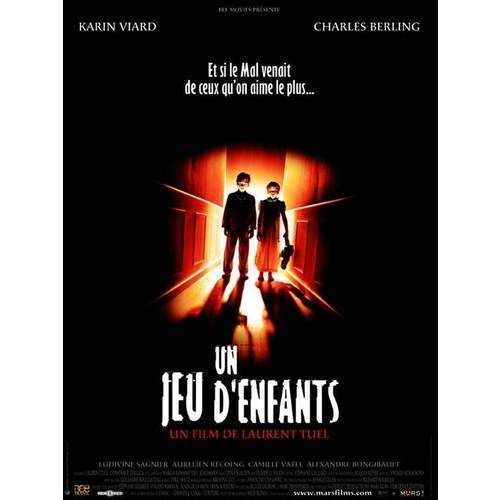 Un Jeu D'enfants - Vritable Affiche De Cinma Plie - Format 120x160 Cm - De Laurent Tuel Avec Karin Viard, Charles Berling, Ludivine Sagnier , Aurlien Recoing, Camille Vatel, Pierre Julien - 2001