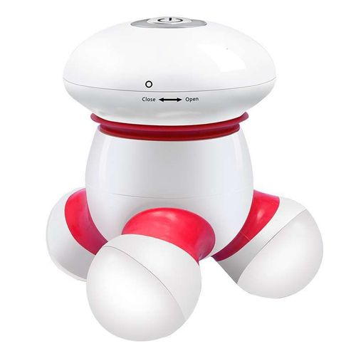 Un Mini Masseur Triangulaire Rechargeable Rouge, Un Appareil De Massage Complet Du Corps Pour La Taille Et Le Cou, Une Acupuncture lectrique Polyvalente