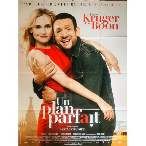 Un Plan Parfait - Affiche Originale De Cinma - Format 120x160 Cm - Un Film De Pascal Chaumeil Avec Diane Kruger, Dany Boon, Alice Pol, Robert Plagnol, Jonathan Cohen - Anne 2012
