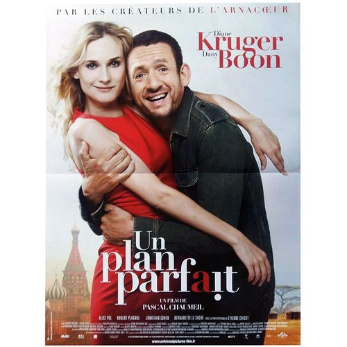 Un Plan Parfait - Vritable Affiche De Cinma Plie - Format 40x60 Cm - De Pascal Chaumeil Avec Diane Kruger, Dany Boon, Alice Pol, Etienne Chicot, Robert Plagnol, Jonathan Cohen, Laure Calamy - 2012