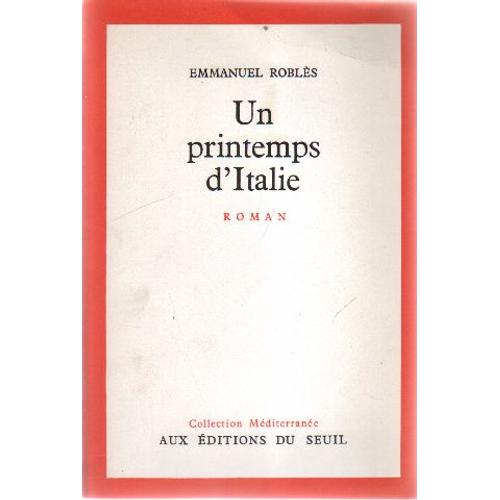 Un Printemps D'italie   de emmanuel robles