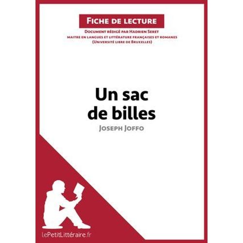 Un Sac De Billes De Joseph Joffo (Fiche De Lecture)  