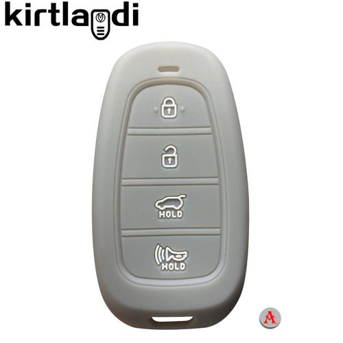 Un type gris - Couvercle De Cl De Voiture Pour Hyundai Solaris 2021 Tucson 2022 Nexo Santa Fe Atos Prime, tui De Tlcommande  3/4/5 Boutons