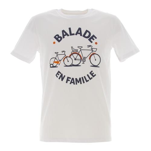 Tee Shirt Manches Courtes Monsieur T Shirt T-Shirt Adulte Blanc