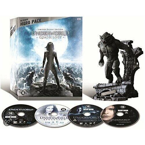 Underworld L'integrale Coffret Steelbook Statuette Lycan Edition Limite Blu Ray de Len Wiseman, Patrick Tatopoulos, Mns Mrlind