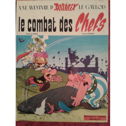 Une Aventure D'astrix Le Gaulois, Le Combat Des Chefs   de Uderzo  Format Album 