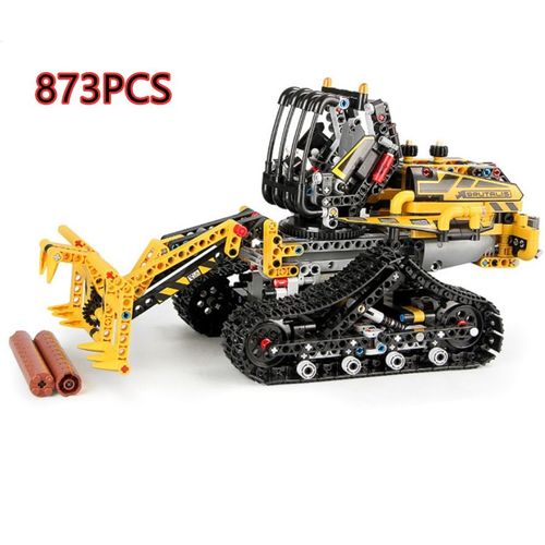Une Cas Non Cas - Vhicule D'ingnierie Rc lectrique, Blocs De Construction, Programmation App, Tlcommande Technique, Bulldozer, Chariot lvateur, Camion, Jouets Pour Enfants, Cadeau