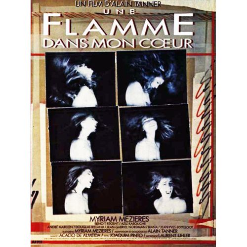 Une Flamme Dans Mon Coeur (A Flame In My Heart) - Vritable Affiche De Cinma Plie - Format 40x60 Cm - De Alain Tanner Avec Myriam Mzires, Benot Rgent, Azize Kabouche - 1987