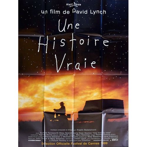 Une Histoire Vraie / The Straight Story - Affiche Originale De Cinma - Format 120x160 Cm - Un Film De David Lynch Avec Sissy Spacek, Jane Galloway Heitz, Joseph A. Carpenter, Donald Wiegert - 1999