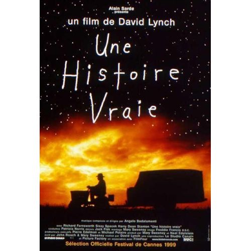 Une Histoire Vraie / The Straight Story - Affiche Originale De Cinma - Format 40x60 Cm -Un Film De David Lynch Avec Sissy Spacek, Jane Galloway Heitz, Joseph A. Carpenter, Donald Wiegert - Anne 1999
