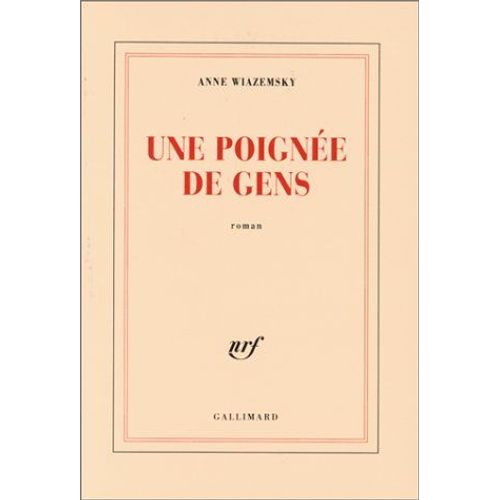Une Poigne De Gens   de anne wiazemsky  Format Broch 