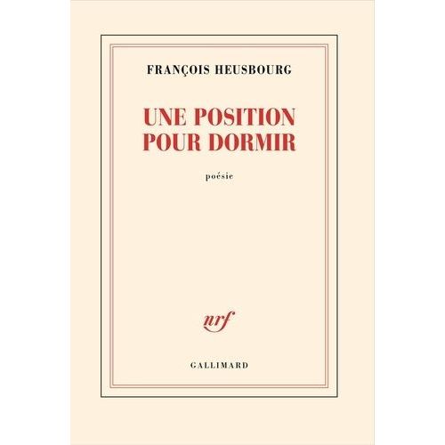 Une Position Pour Dormir    Format Beau livre 