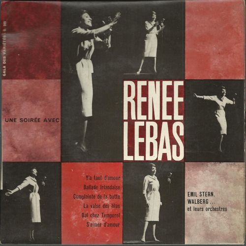 Une Soire Avec ... Y'a Tant D'amour, Ballade Irlandaise, Complainte De La Butte  /  La Valse Des Lilas, Bal Chez Temporel, S'aimer D'amour (17cm) - Rene Lebas