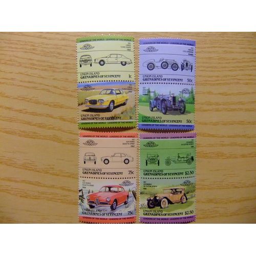 Union Island - Grenadines Of St. Vincent 1985 - Yvert &tellier N 000/000 ** Mnh - Automoviles - Voitures Anciennes