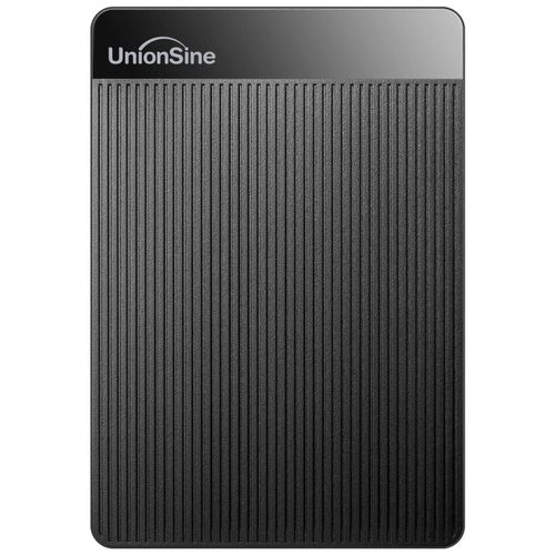 UnionSine HDD 2.5 ''disque dur externe Portable, USB3.0 stockage Compatible pour PC, Mac, ordinateur de bureau, MacBook, Xbox-2 TO-Noir
