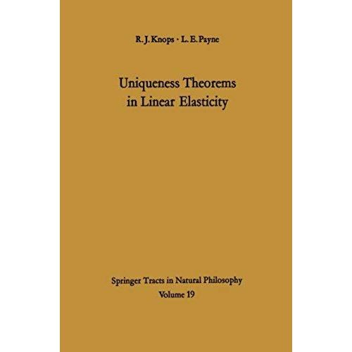 Uniqueness Theorems In Linear Elasticity    Format Broch 