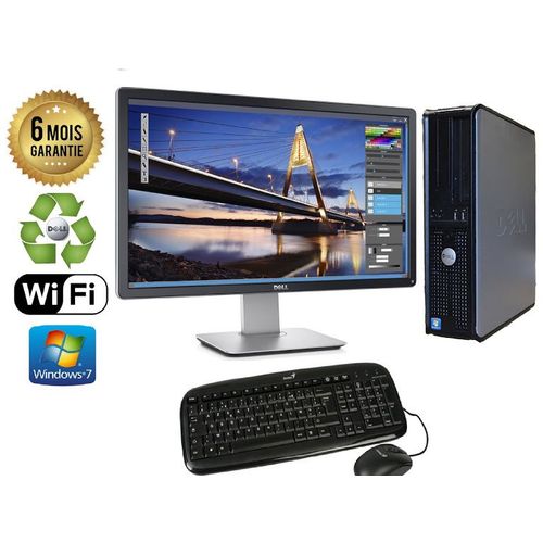 Unit Centrale  Dell Optiplex  780 SFF Core2Duo 2,93Ghz RAM 4GO HDD 750 GO Ecran 24